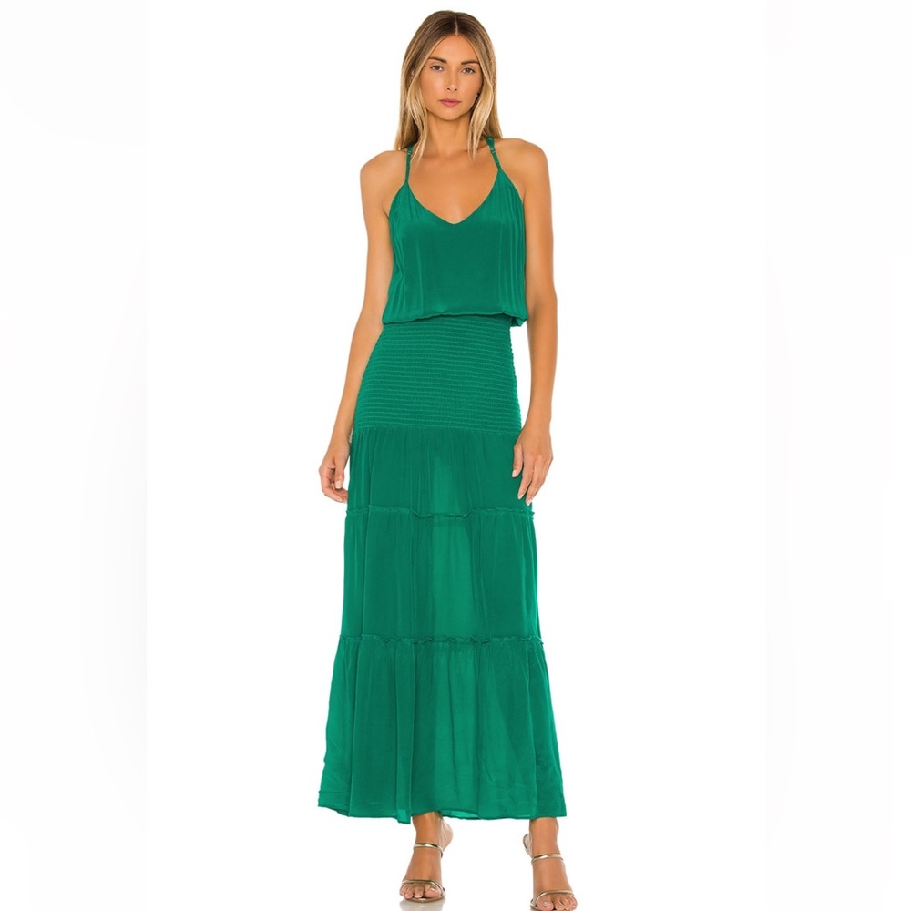 Karina Grimaldi Emerald Green Maxi Dress